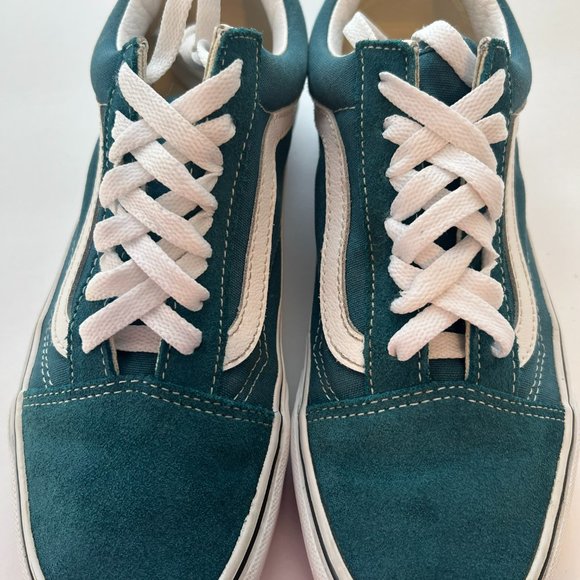 Vans Shoes - Blue Suede Vans Unisex-Old Skool Skate Shoes